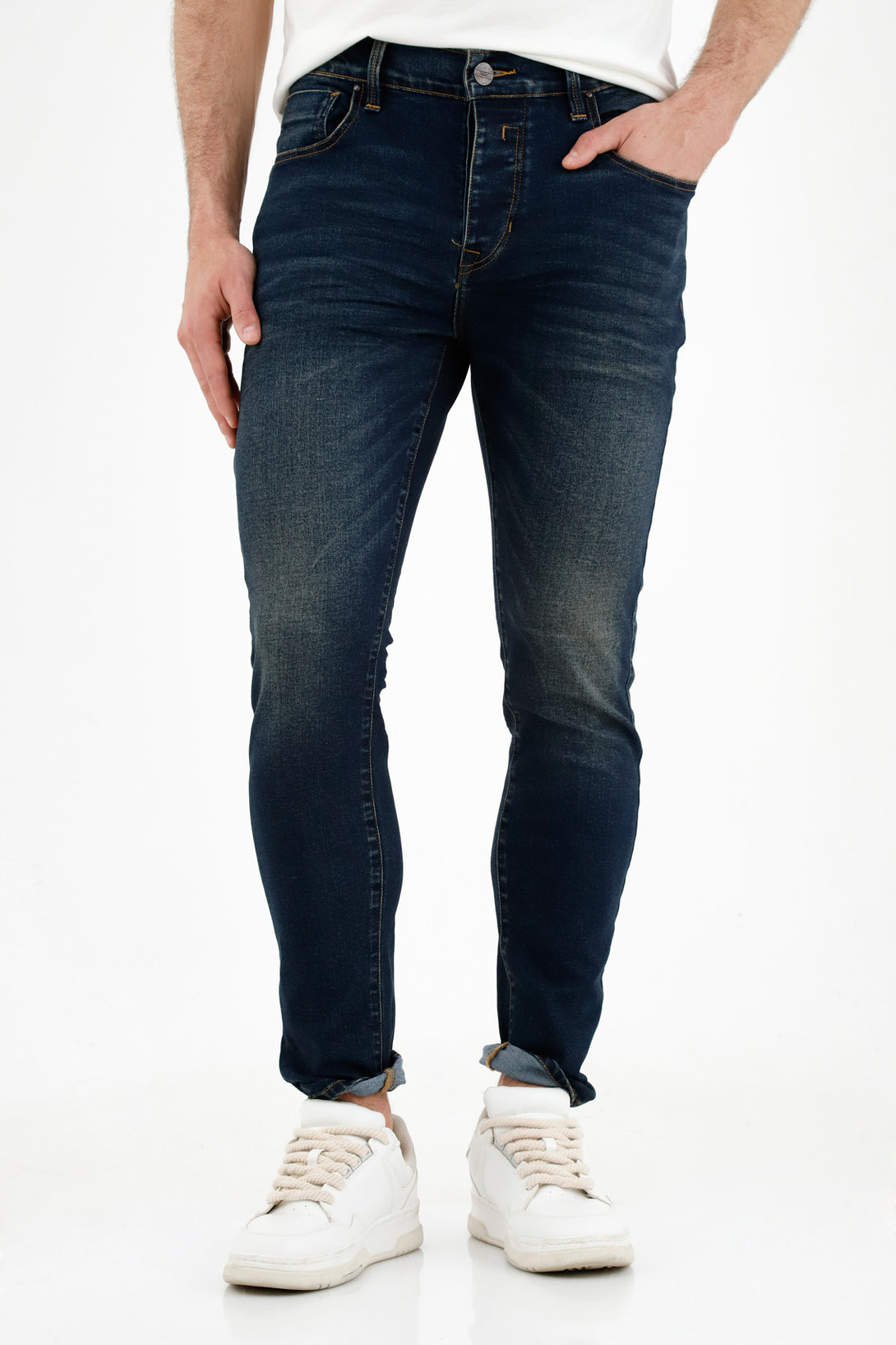 Men's Super Skinny Blue Jeans