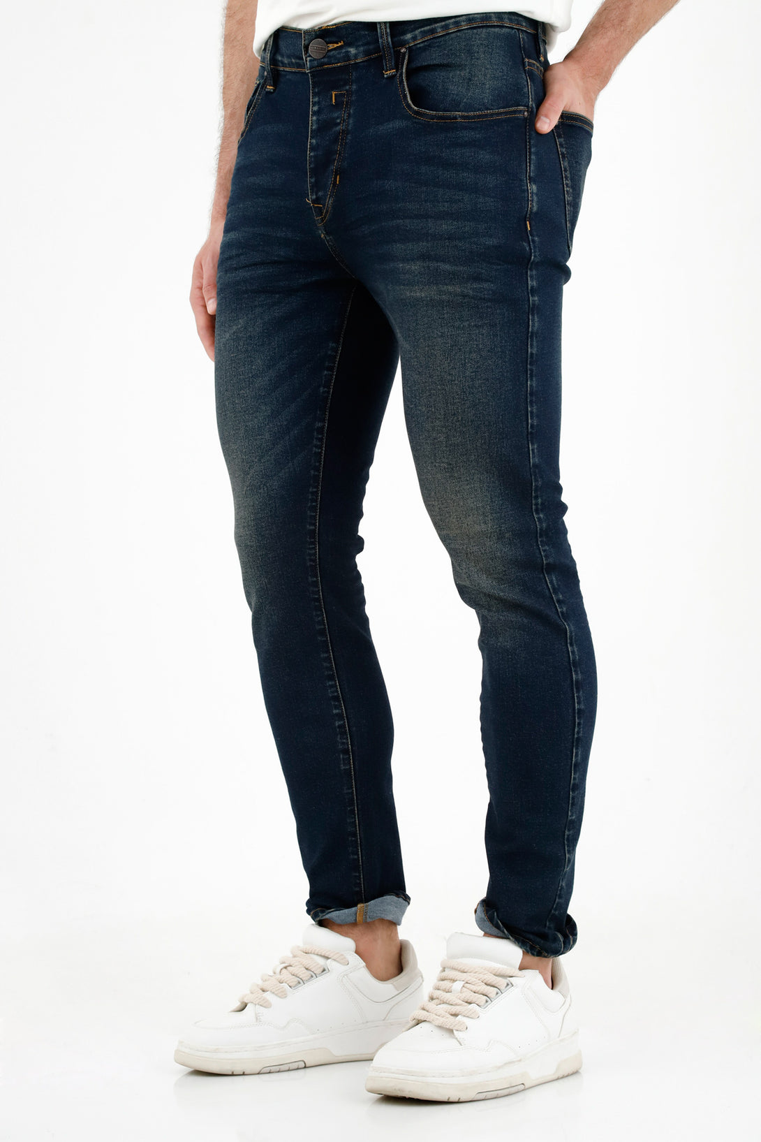 Men's Super Skinny Blue Jeans