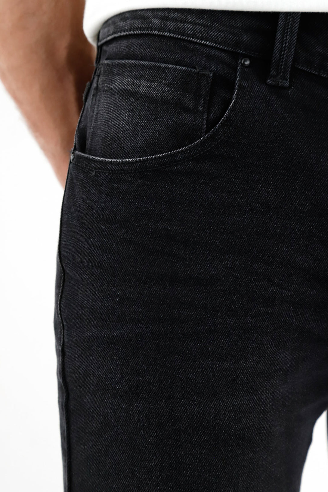 Men's Super Skinny Black Jeans