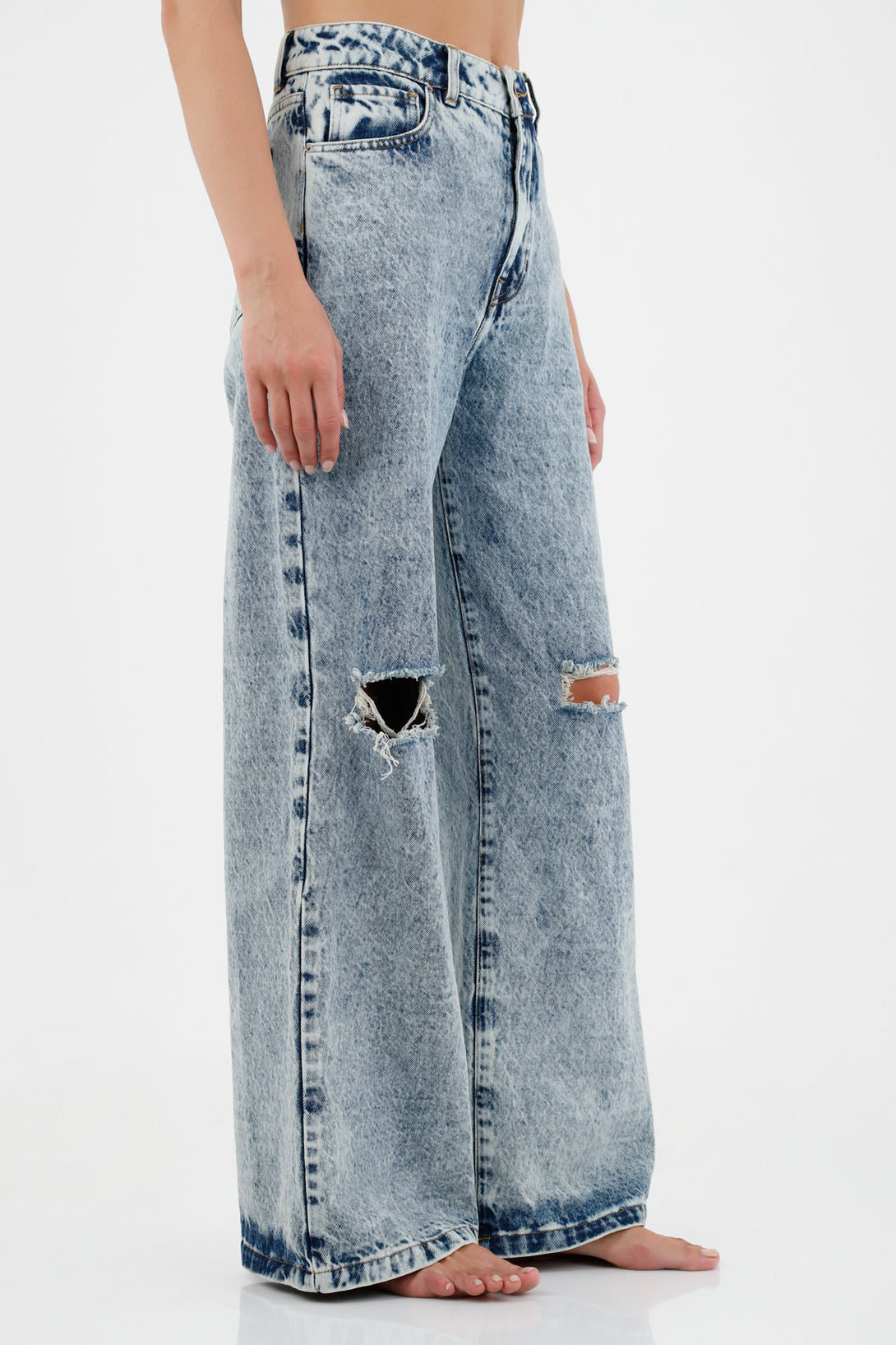 Women's High-Rise Blue Jeans