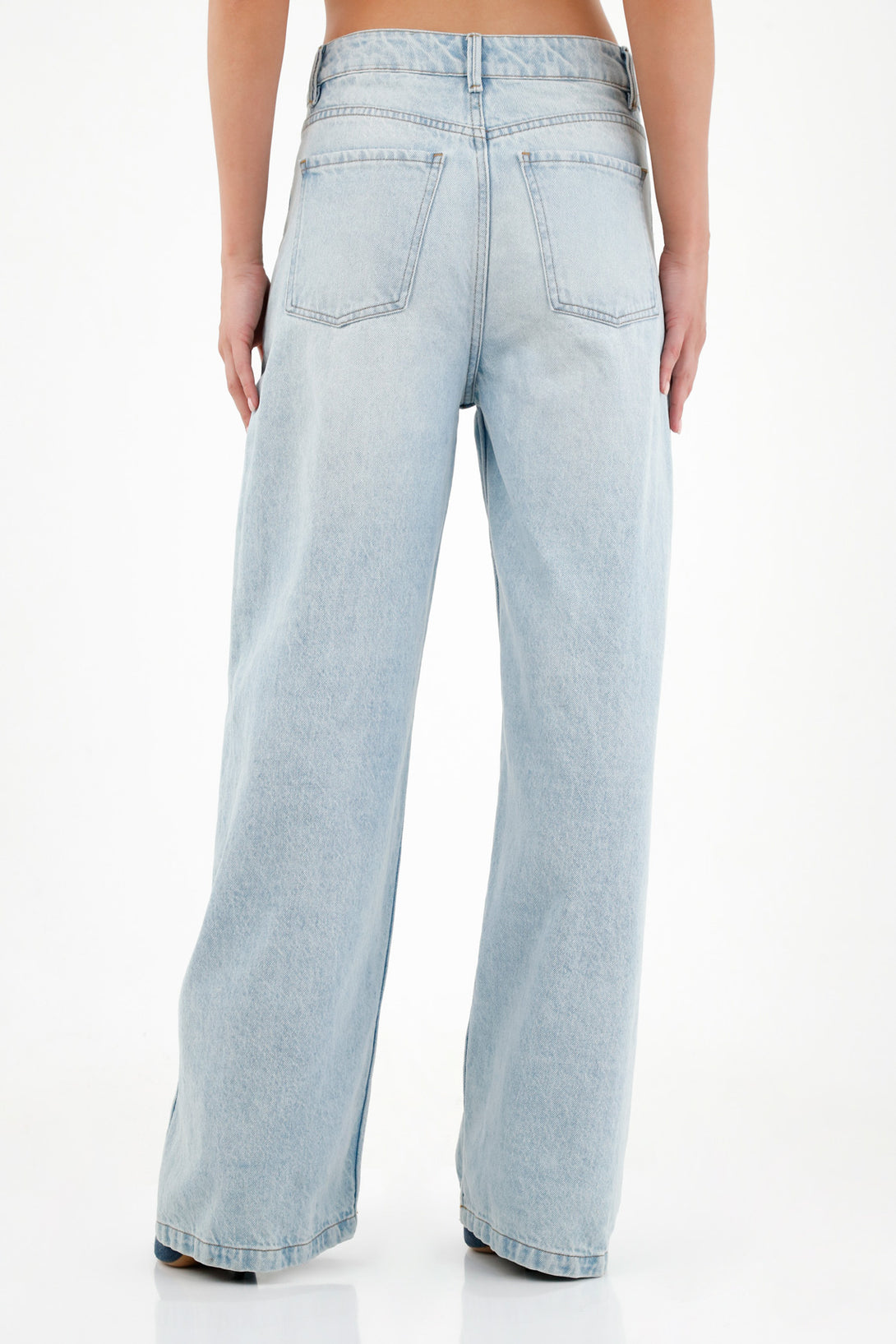 Women's Blue Front Pocket Jeans