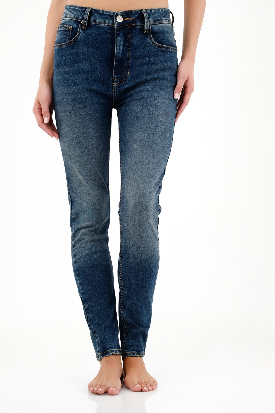 Jean azul tipo Jegging para mujer