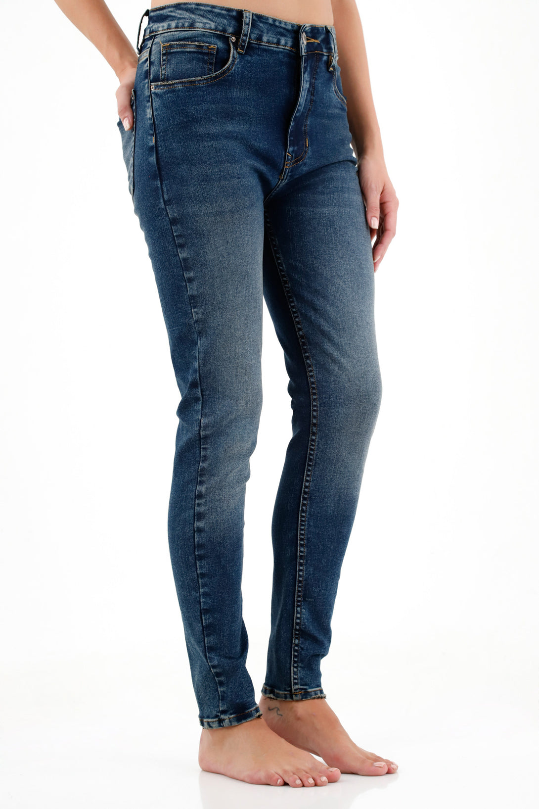 Jean azul tipo Jegging para mujer