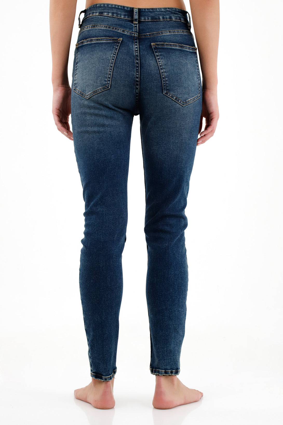 Jean azul tipo Jegging para mujer