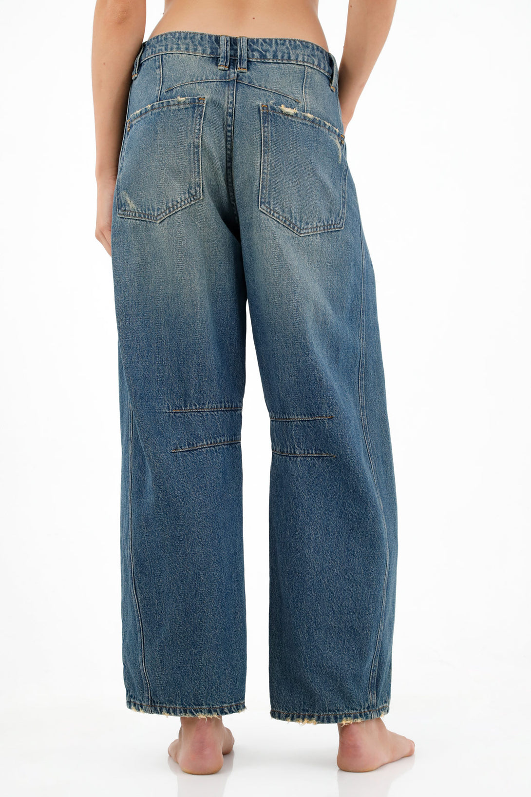 Women's Straight Leg Blue Jeans