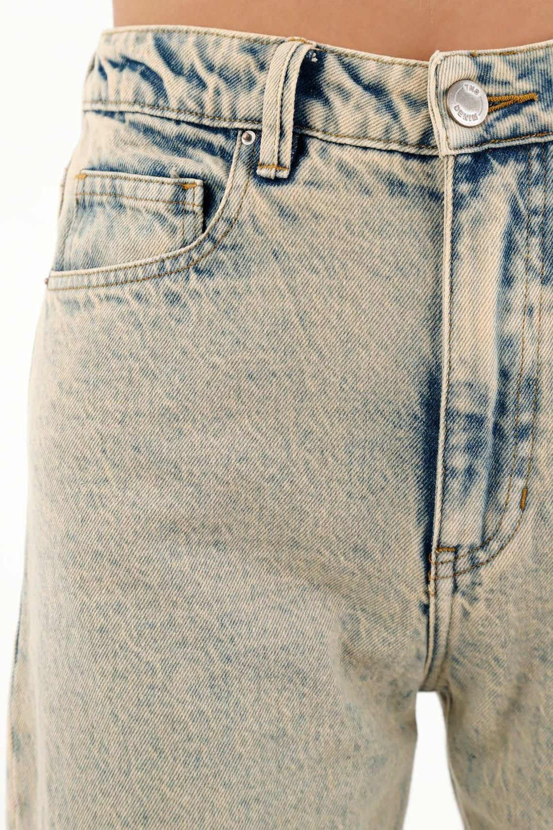 Women's High-Rise Blue Jeans