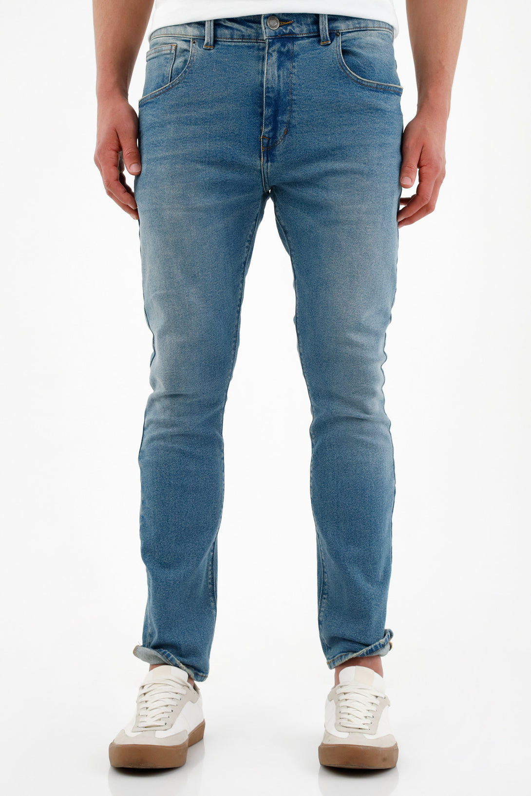 Jean azul nudy para hombre