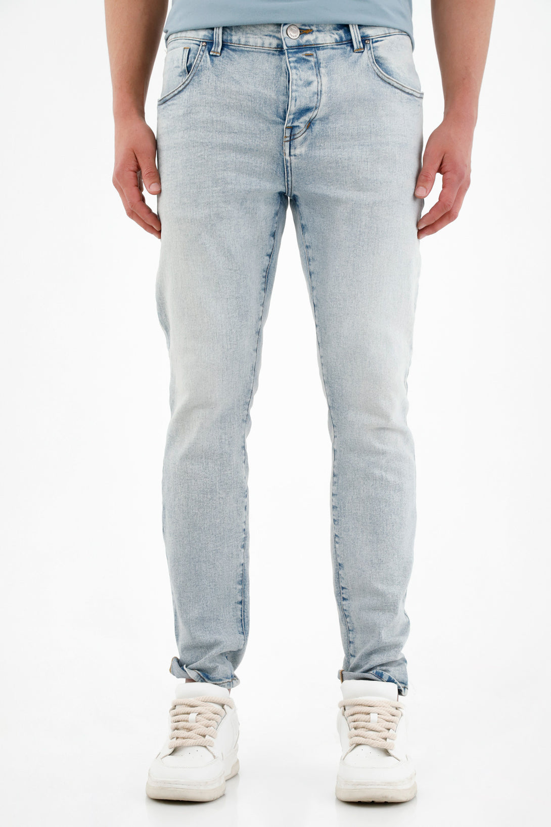 Men's Light Blue Skinny Jeans