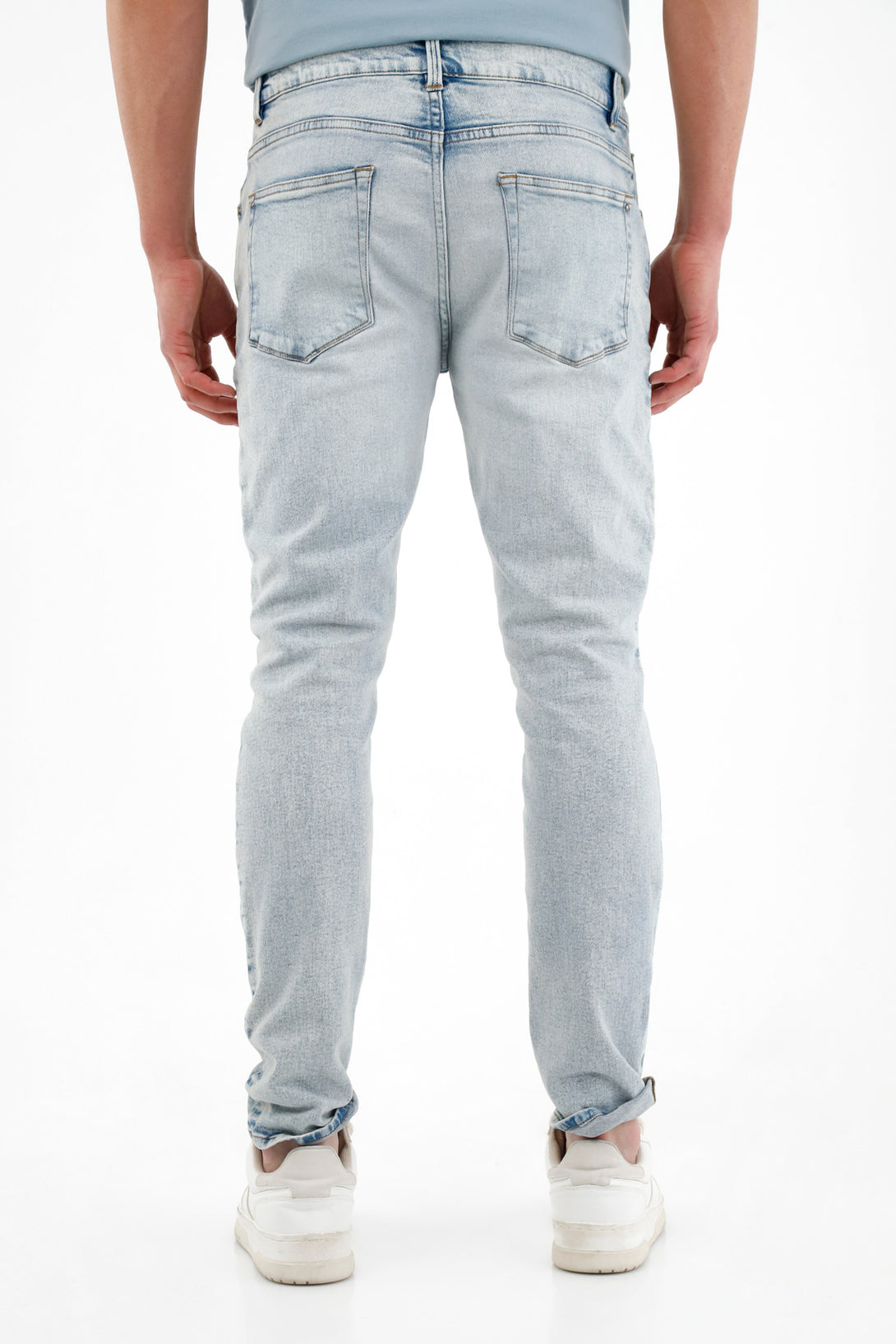 Jean azul Skinny tono claro para hombre