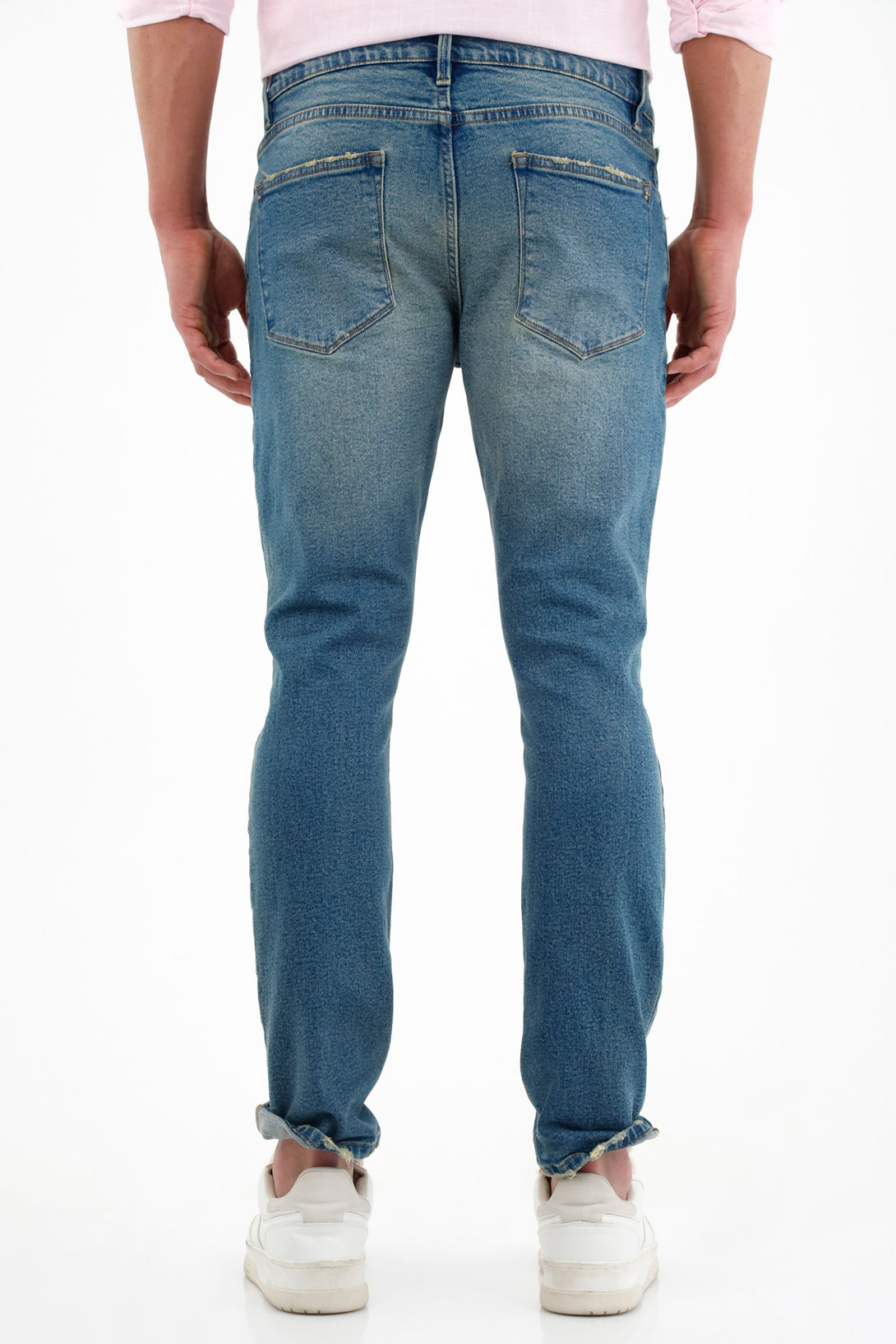 Men's Nudie Jeans with Soft Stone Wash