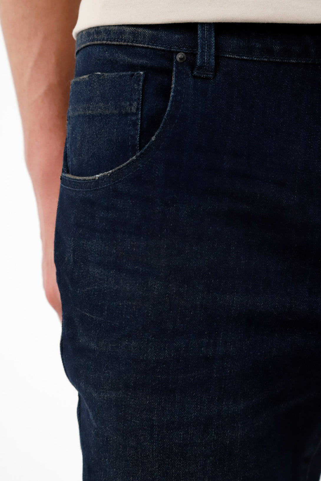 Jean Skinny azul tono oscuro para hombre