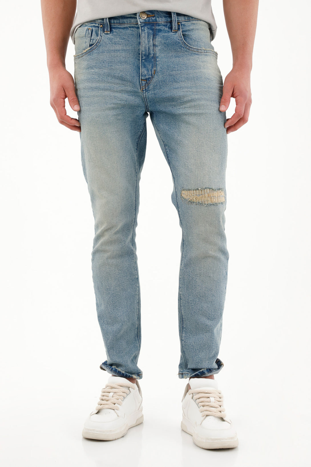 Men's Mid-Rise Distressed Nudy Jeans