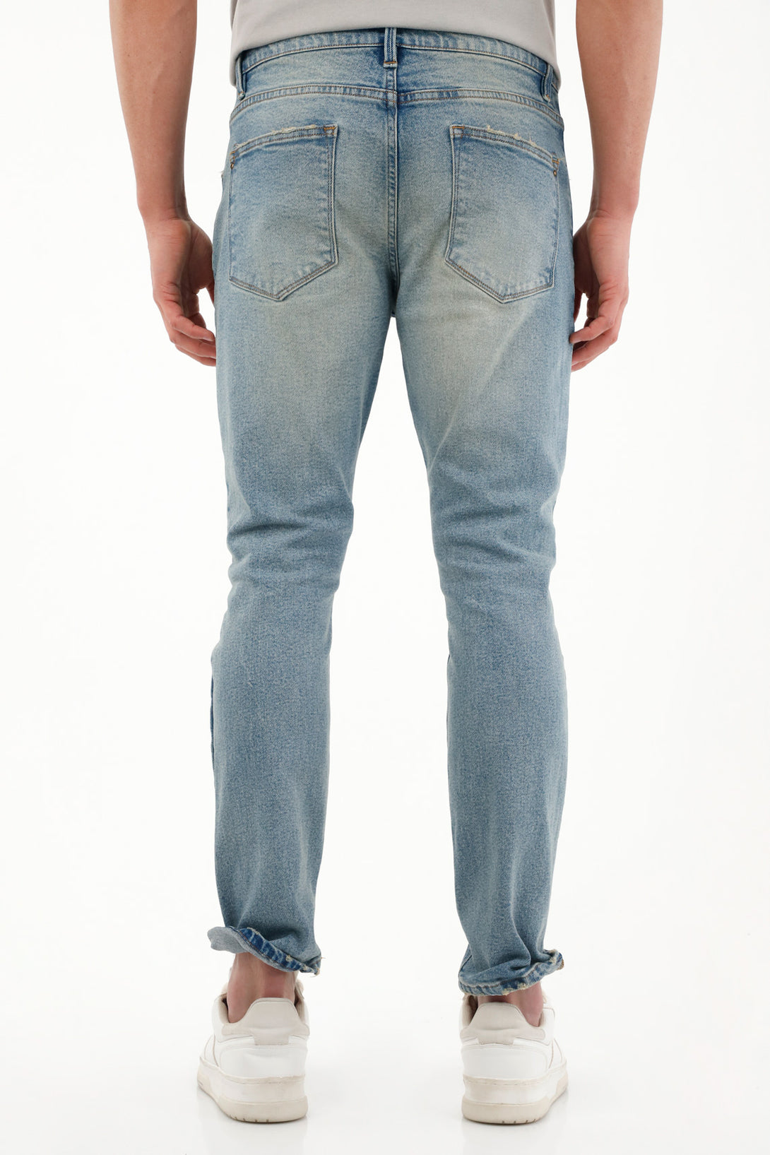 Men's Mid-Rise Distressed Nudy Jeans