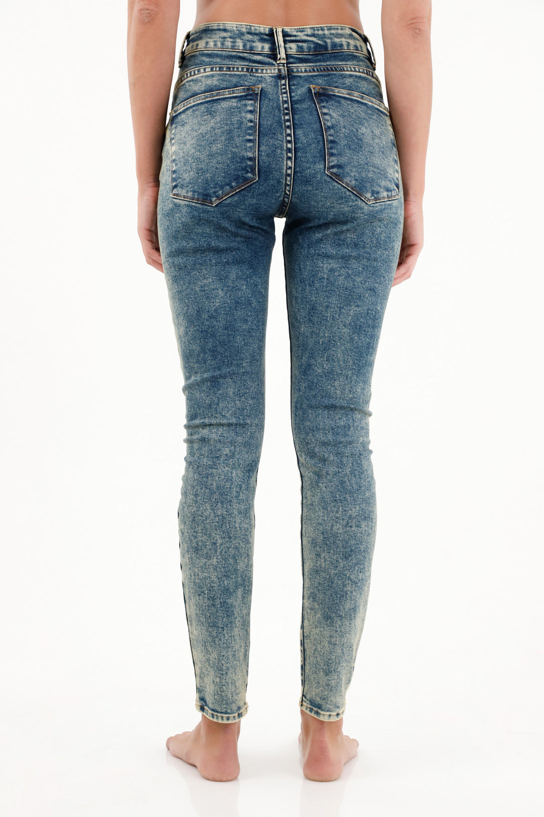 Women's High-Waisted Distressed Jegging Jeans