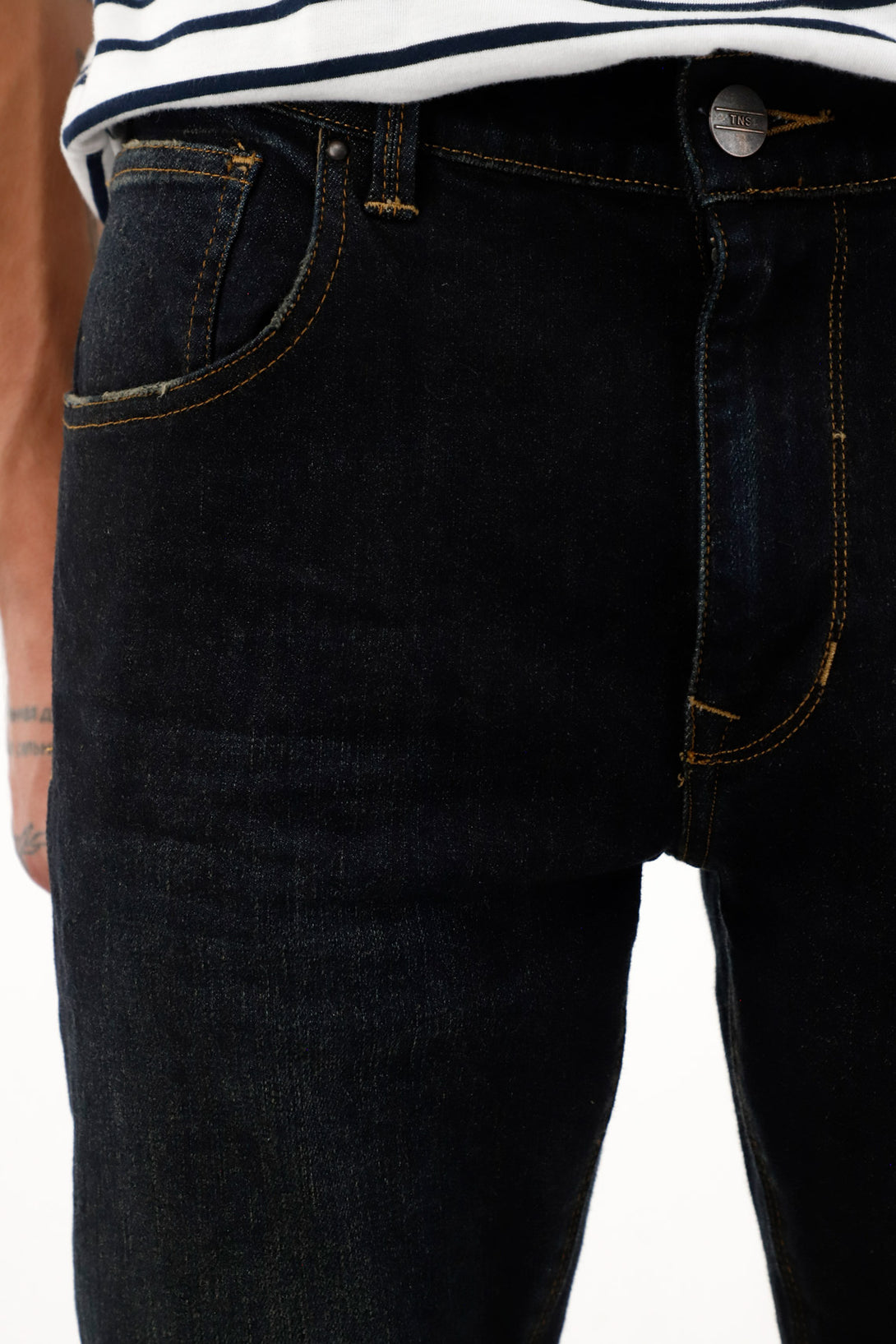 Men's Mid-Rise Blue Nudy Jeans