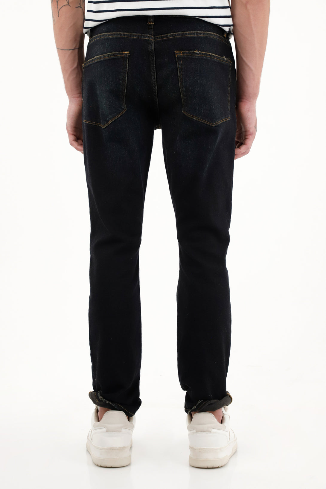 Men's Mid-Rise Blue Nudy Jeans