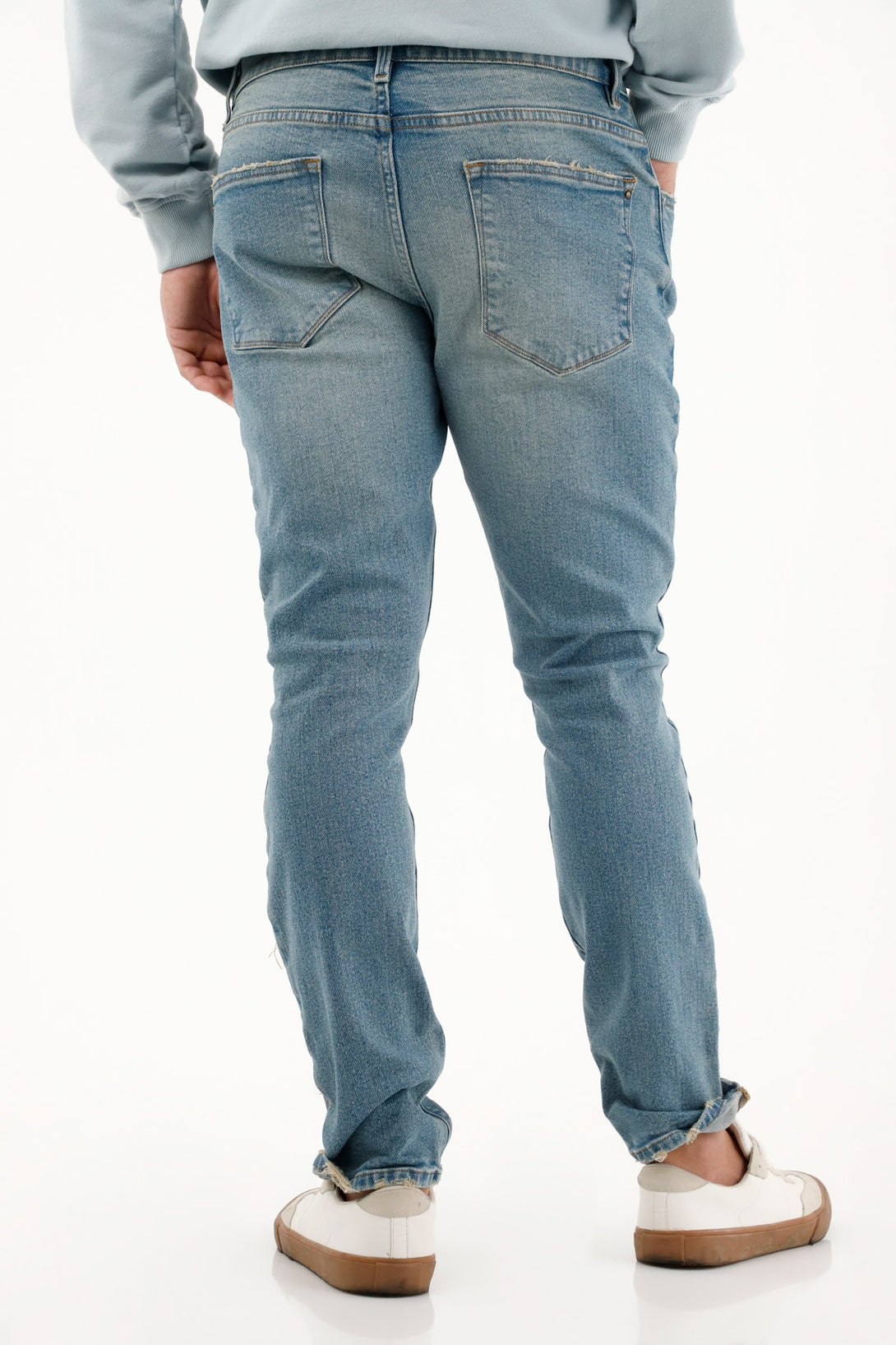 Men's Medium-Rise Distressed Nudy Jeans