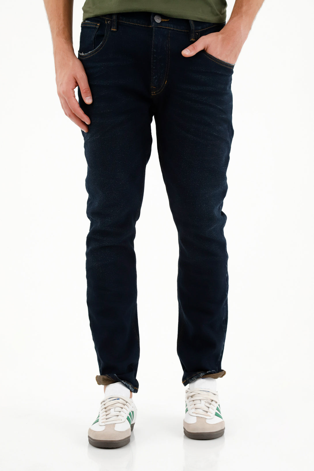 Men's dark blue nudy jeans