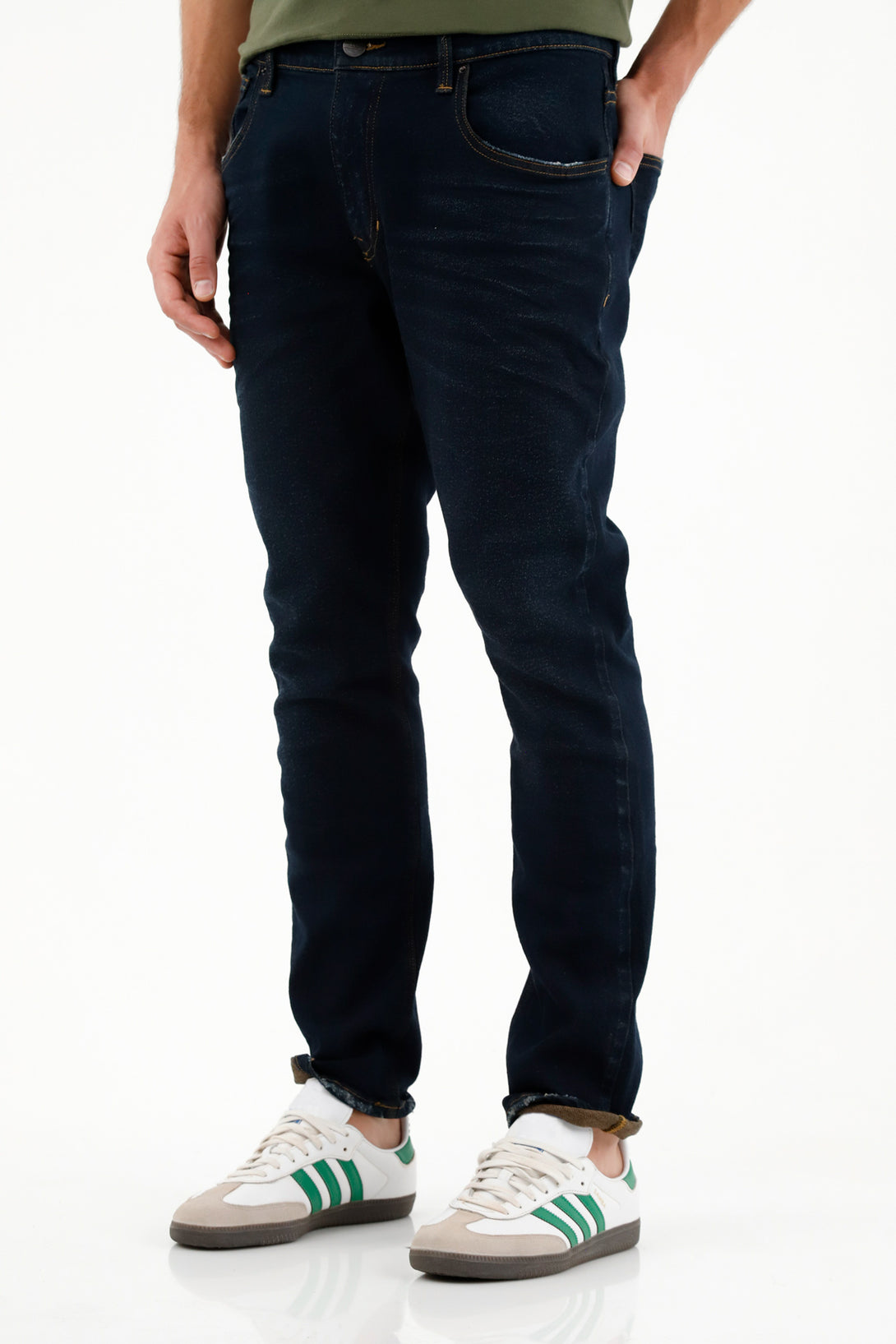 Men's dark blue nudy jeans