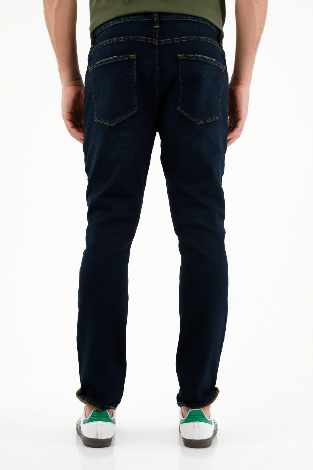 Men's dark blue nudy jeans