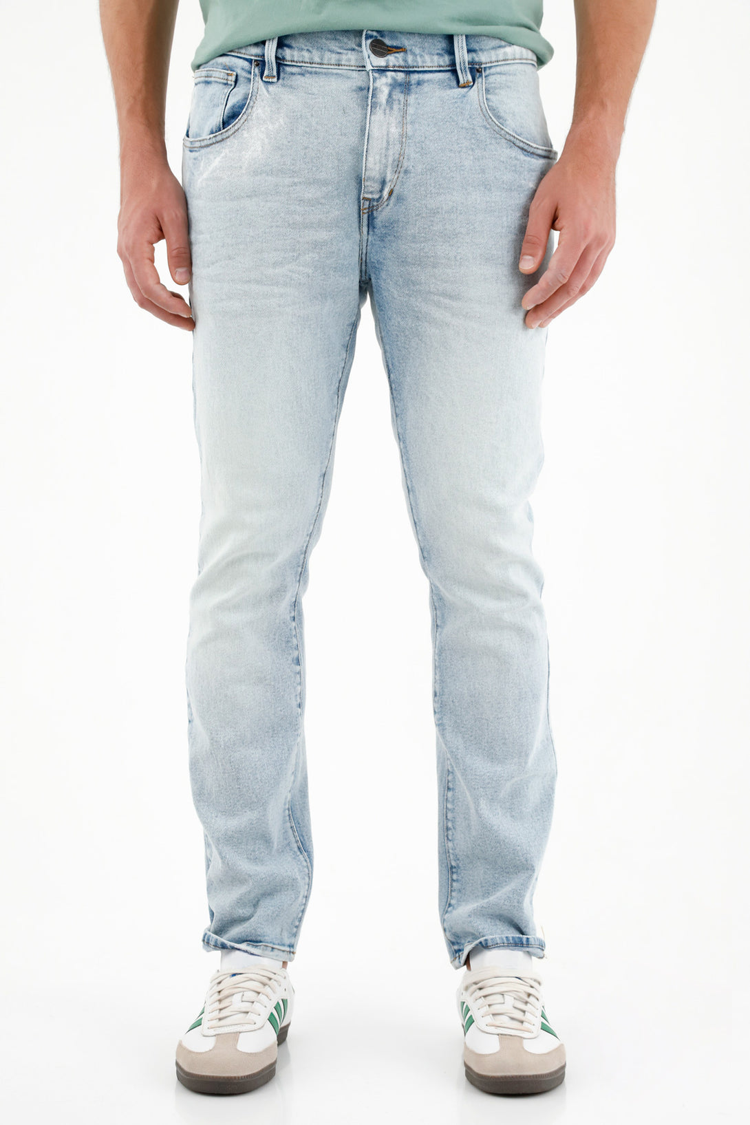 Men's light blue nudy jeans