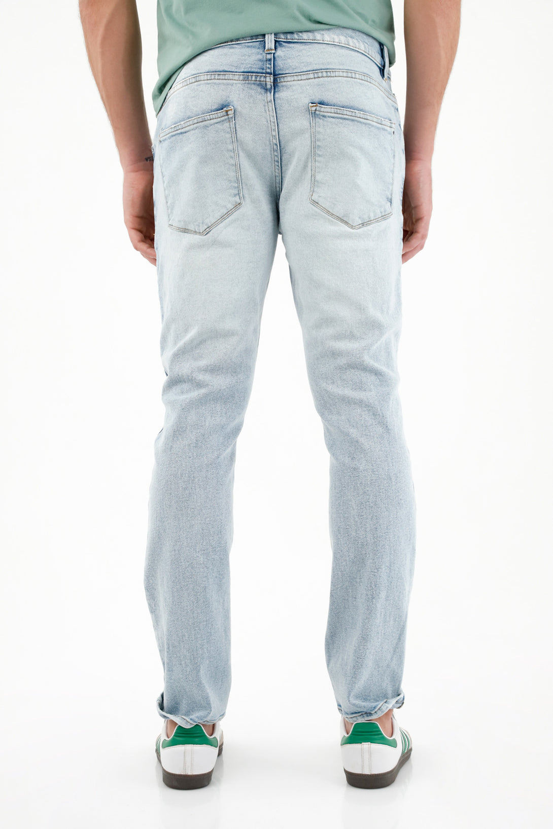 Men's light blue nudy jeans