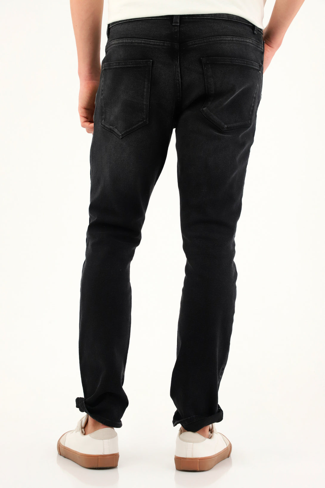 Men's Mid-Rise Black Nudy Jeans