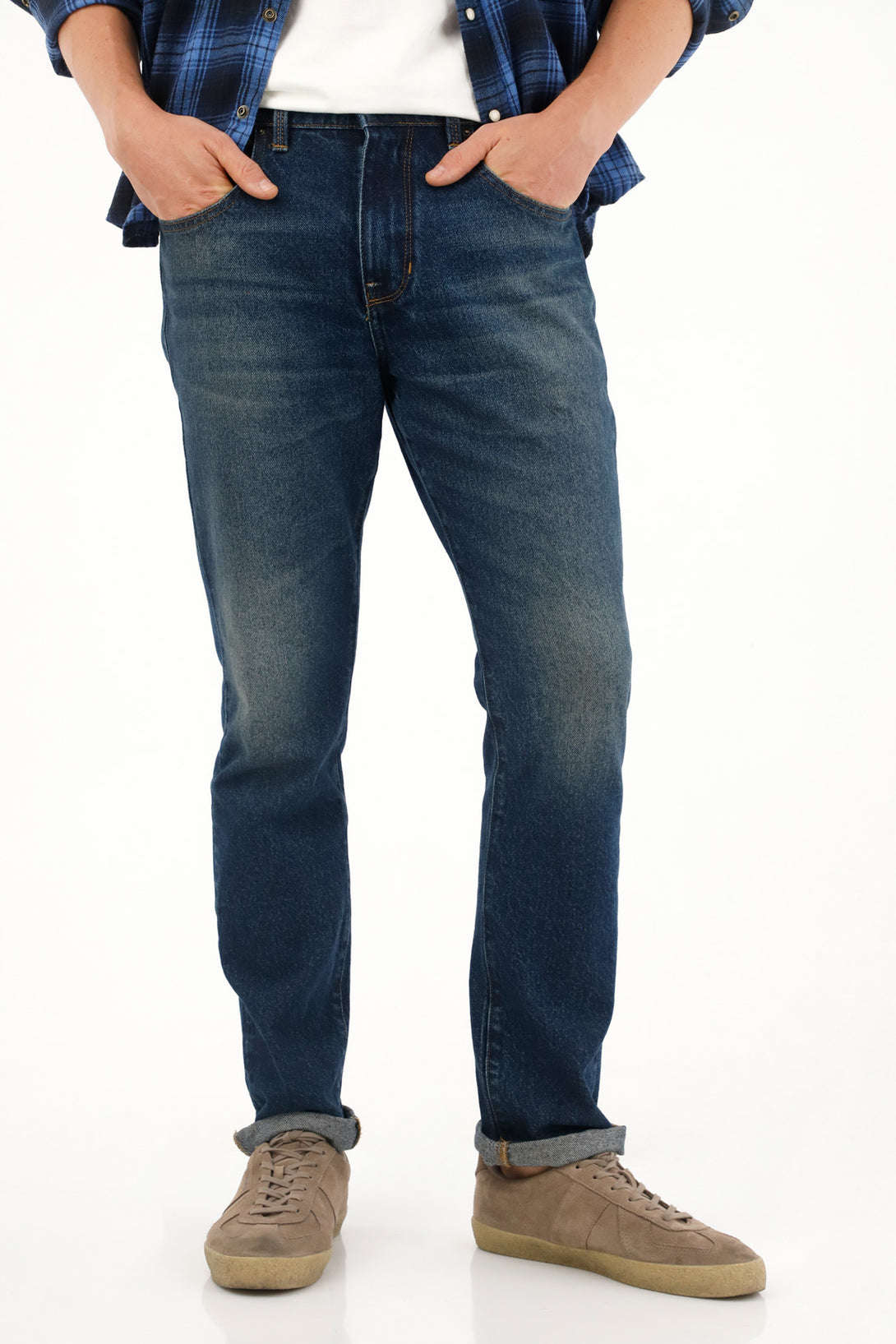 Jean Classic tono azul medio para hombre