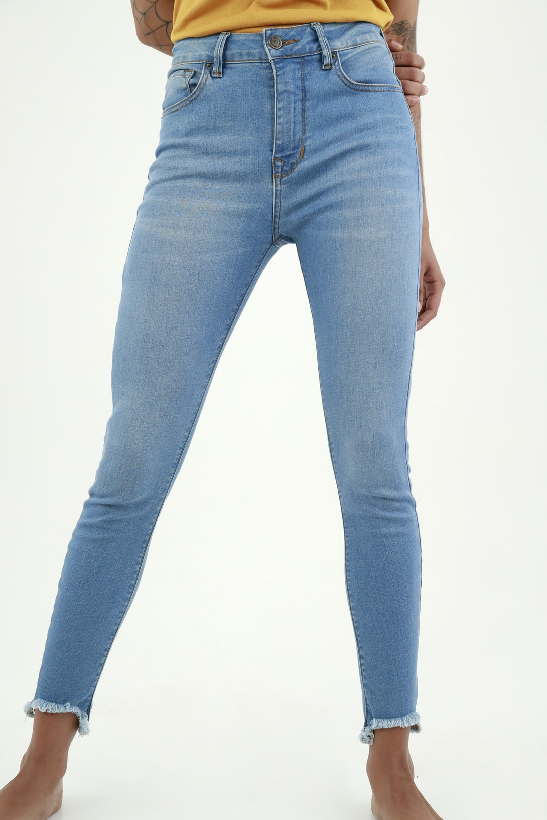 Jean jegging azul oscuro para mujer