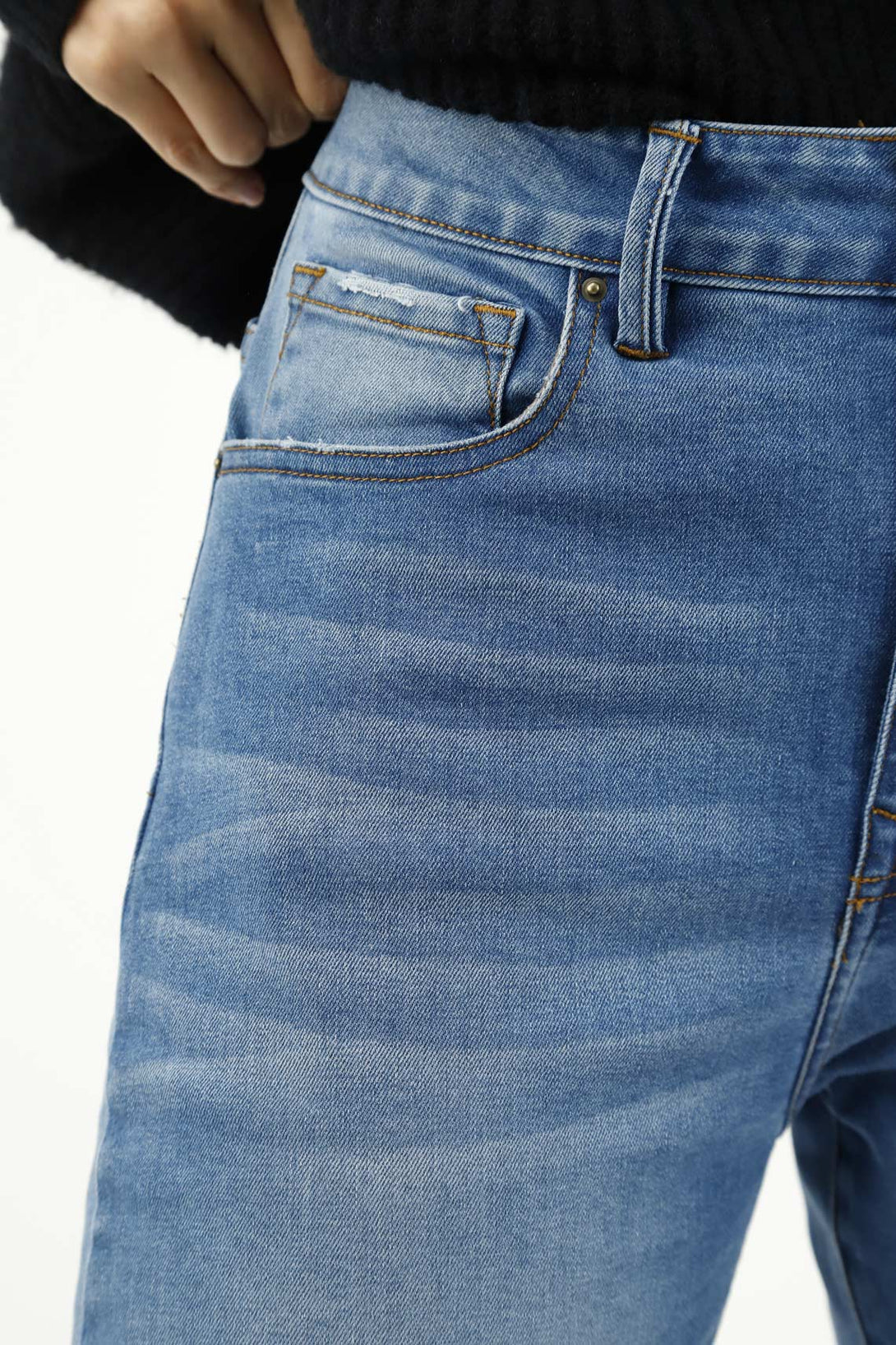 Jean jegging azul para mujer