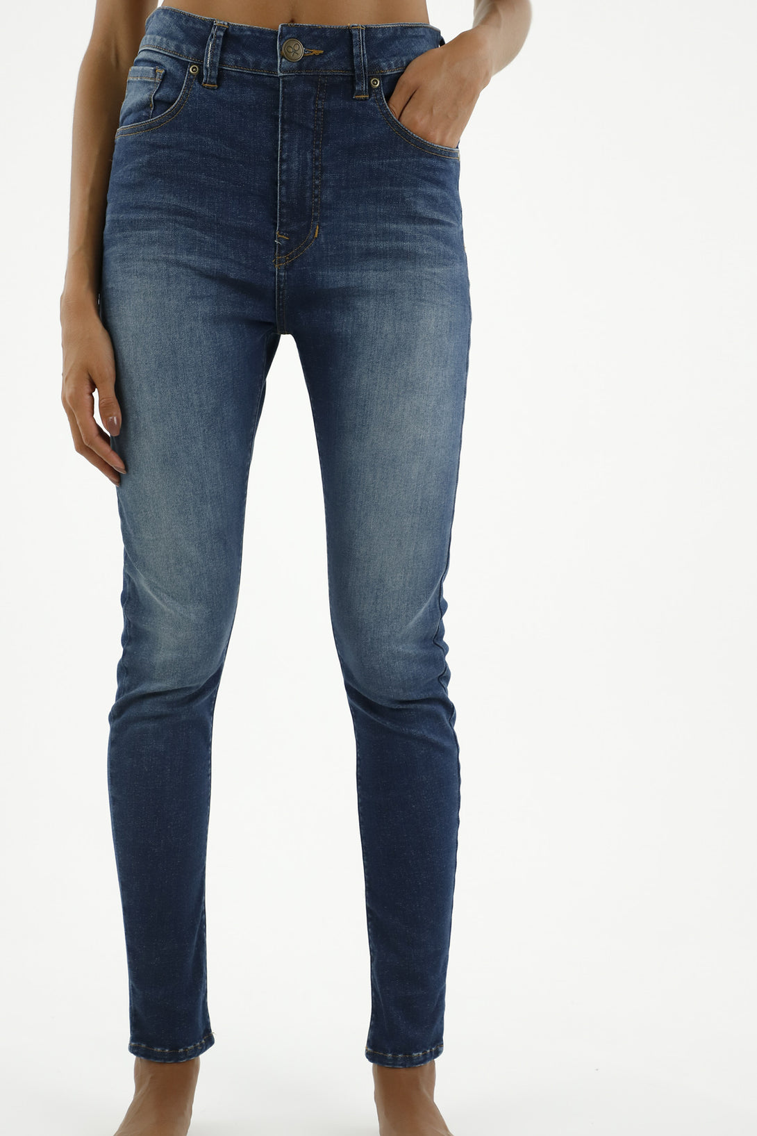 Jean Jegging azul para mujer