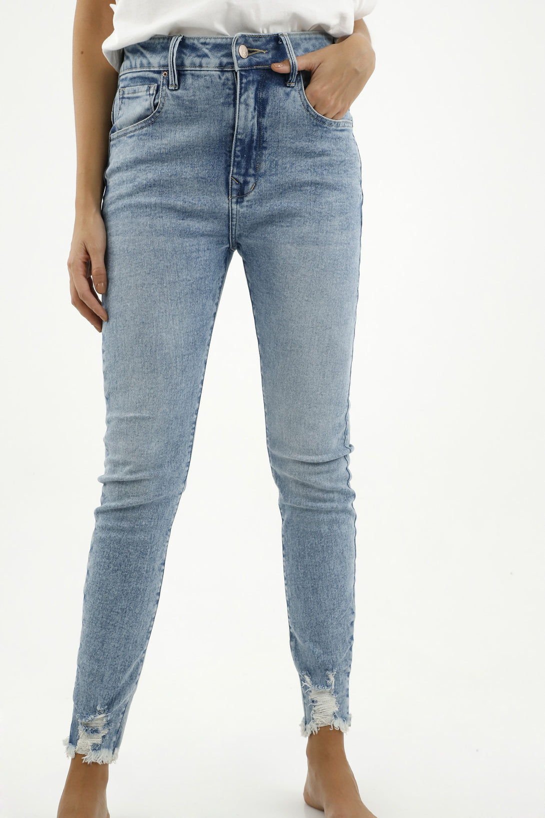 Jean Jegging azul para mujer