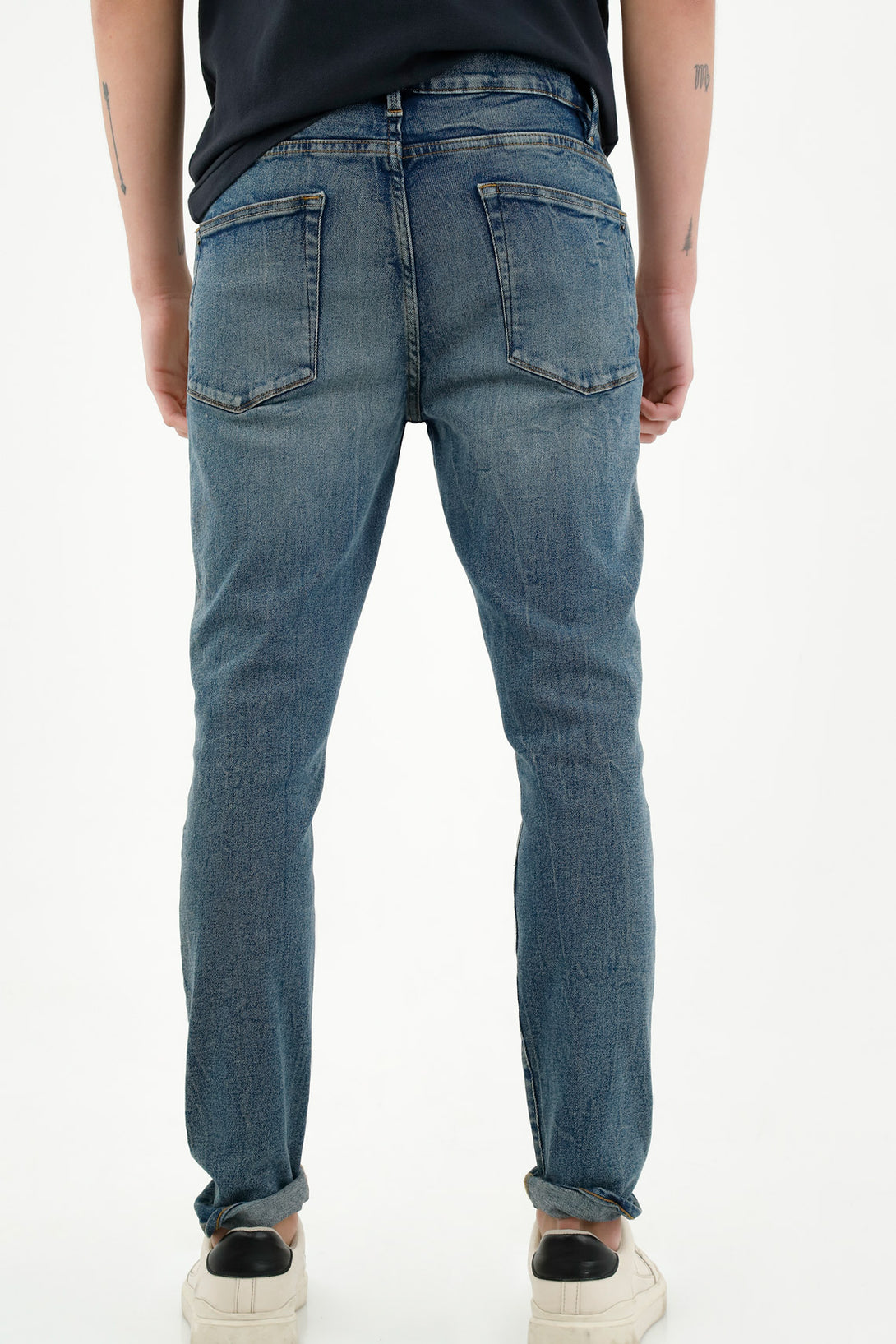 Jean Super Skinny azul para hombre