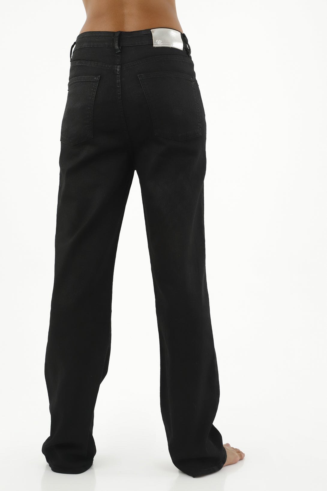 Women's Black Straight Jeans