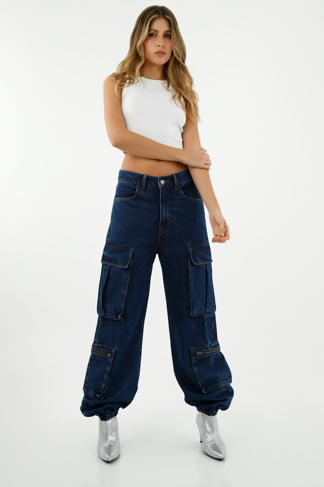 Women's Jogger Style Blue Jeans