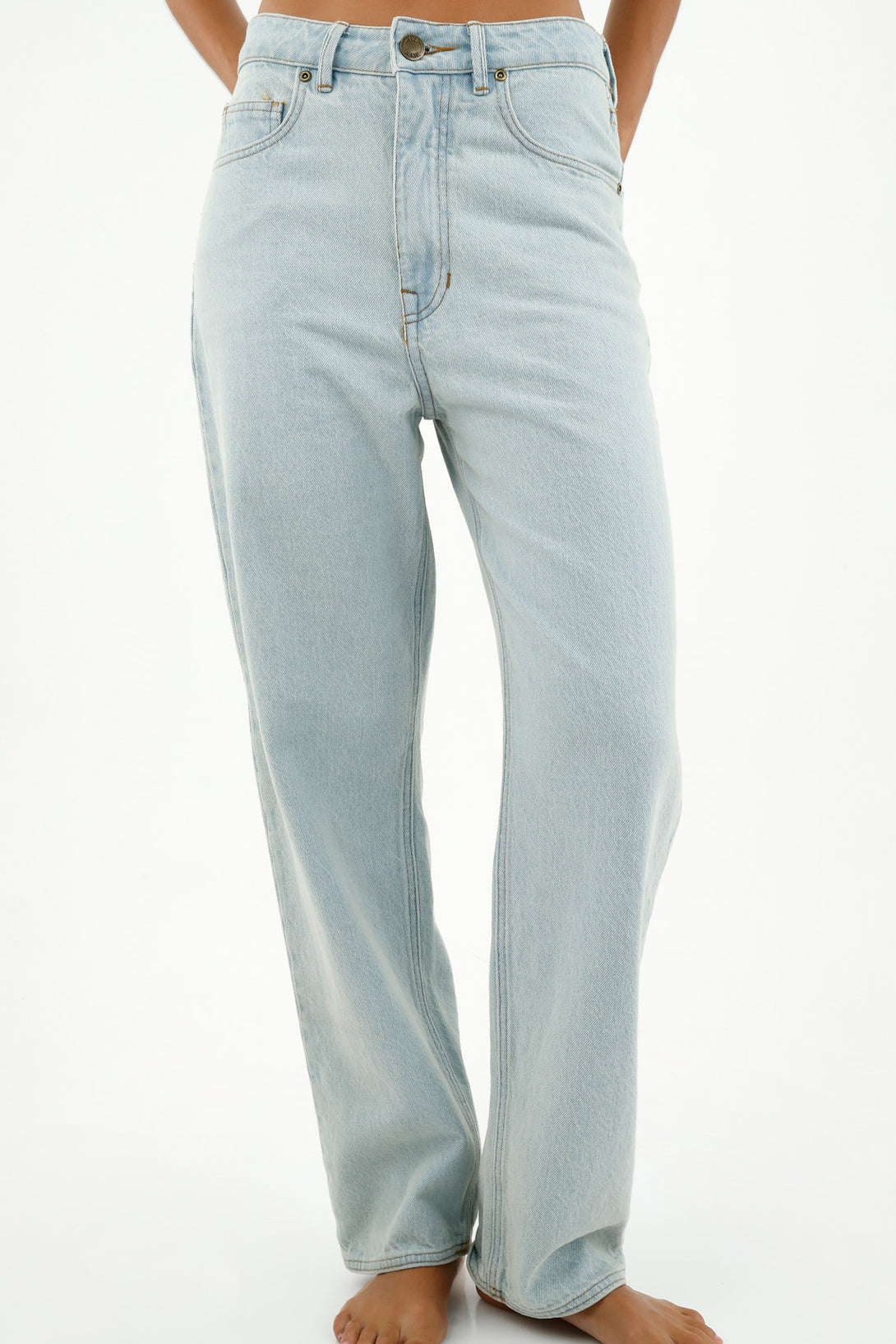 Women's High-Rise Blue Jeans