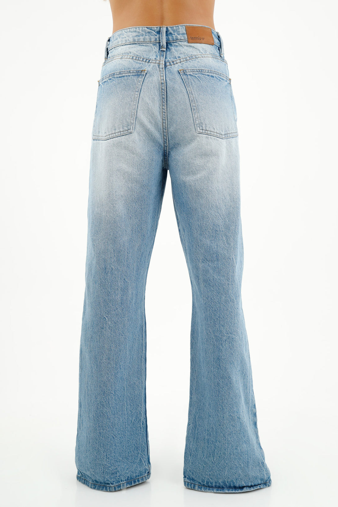 Women's Straight-Leg Blue Jeans