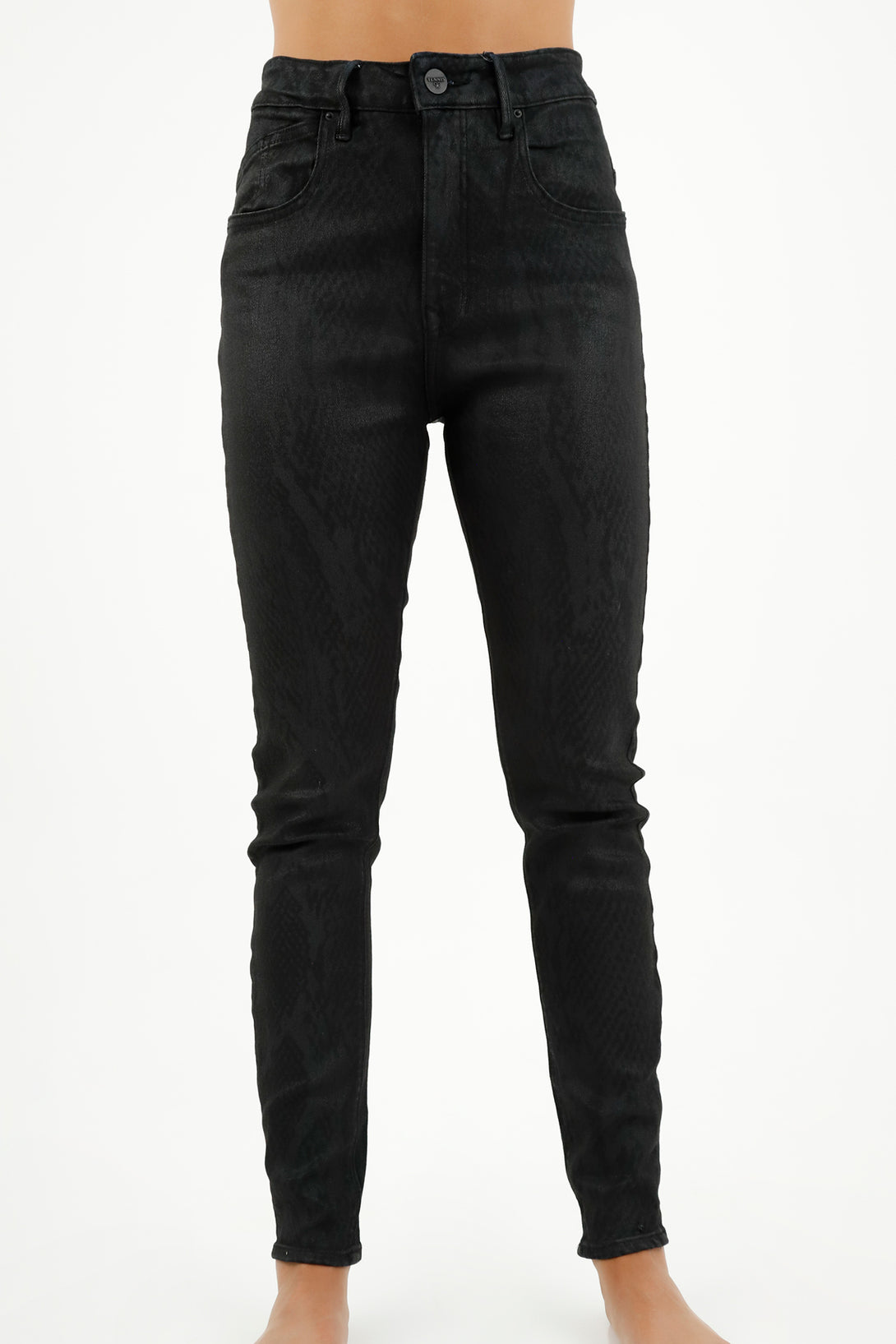 Jean Jegging negro para mujer