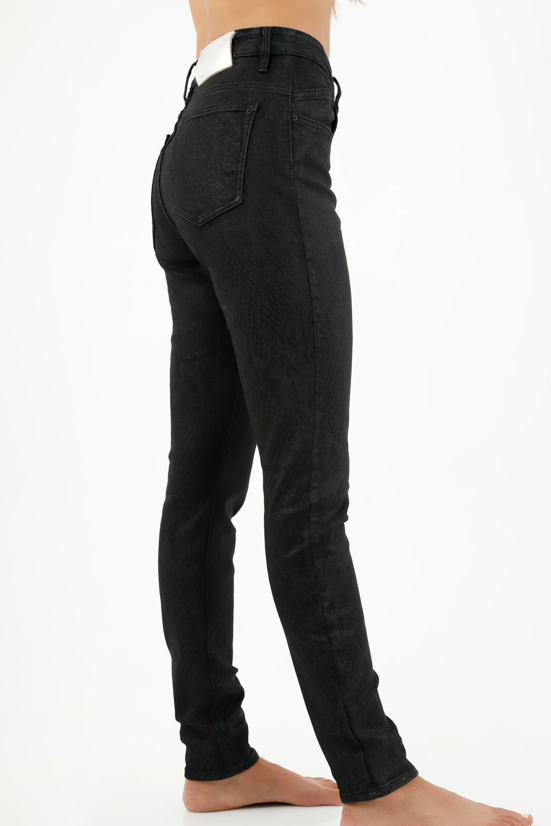 Jean Jegging negro para mujer