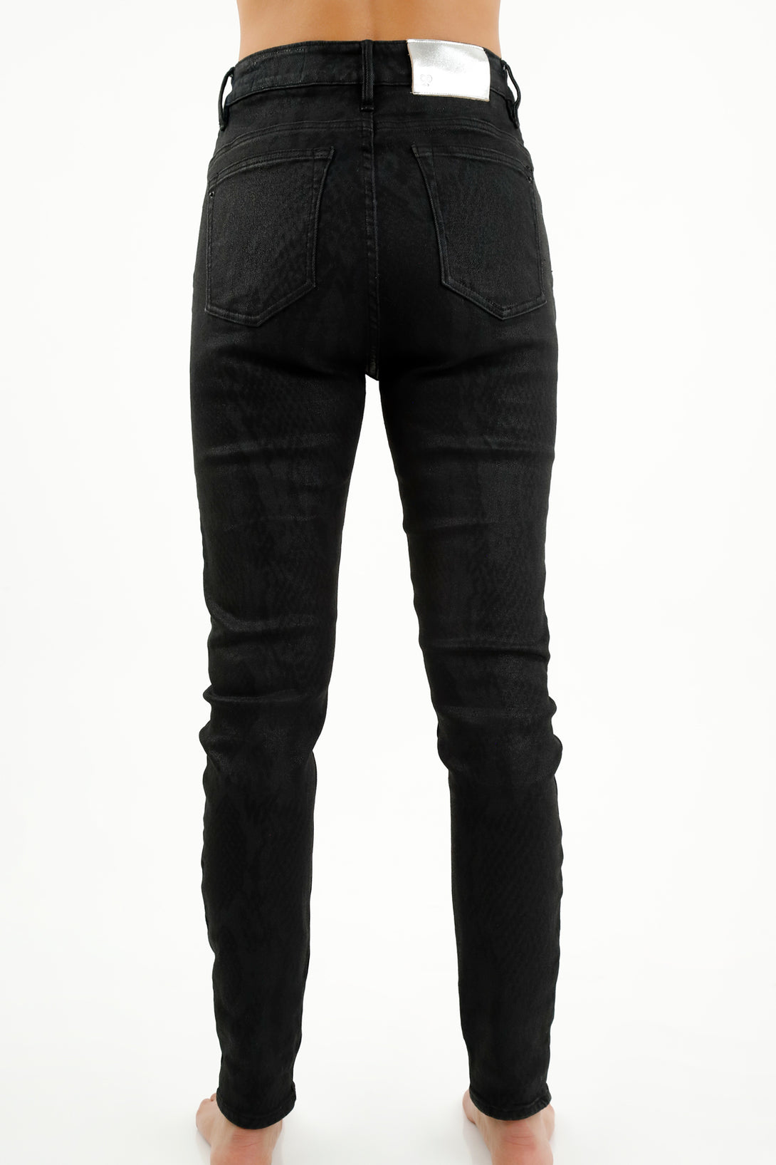 Jean Jegging negro para mujer