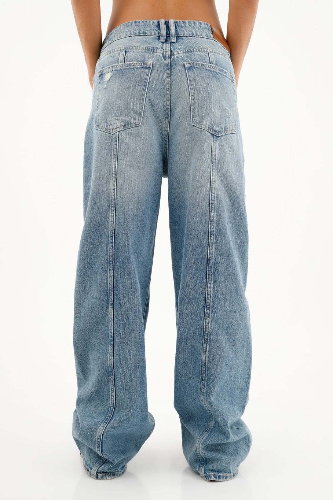 Women's Straight-Leg Blue Jeans