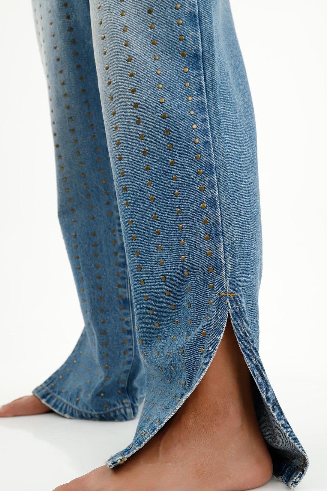 Women's Straight-Leg Blue Jeans