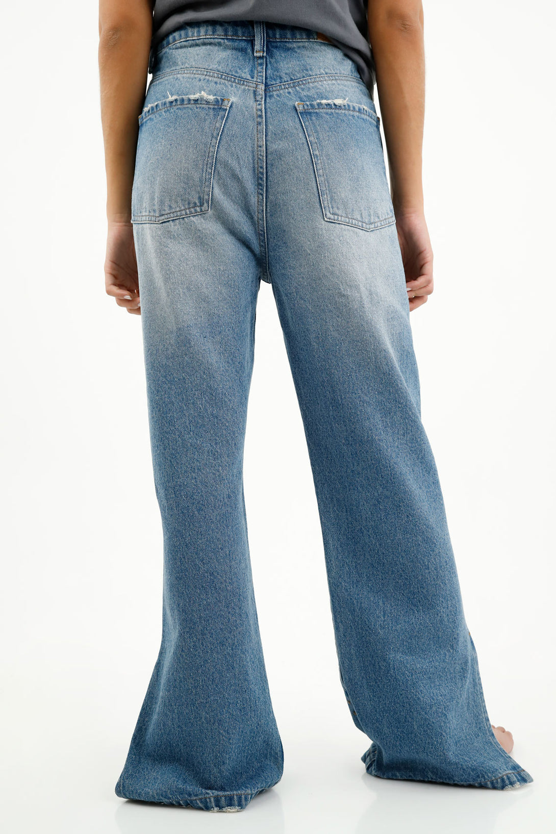 Women's Straight-Leg Blue Jeans