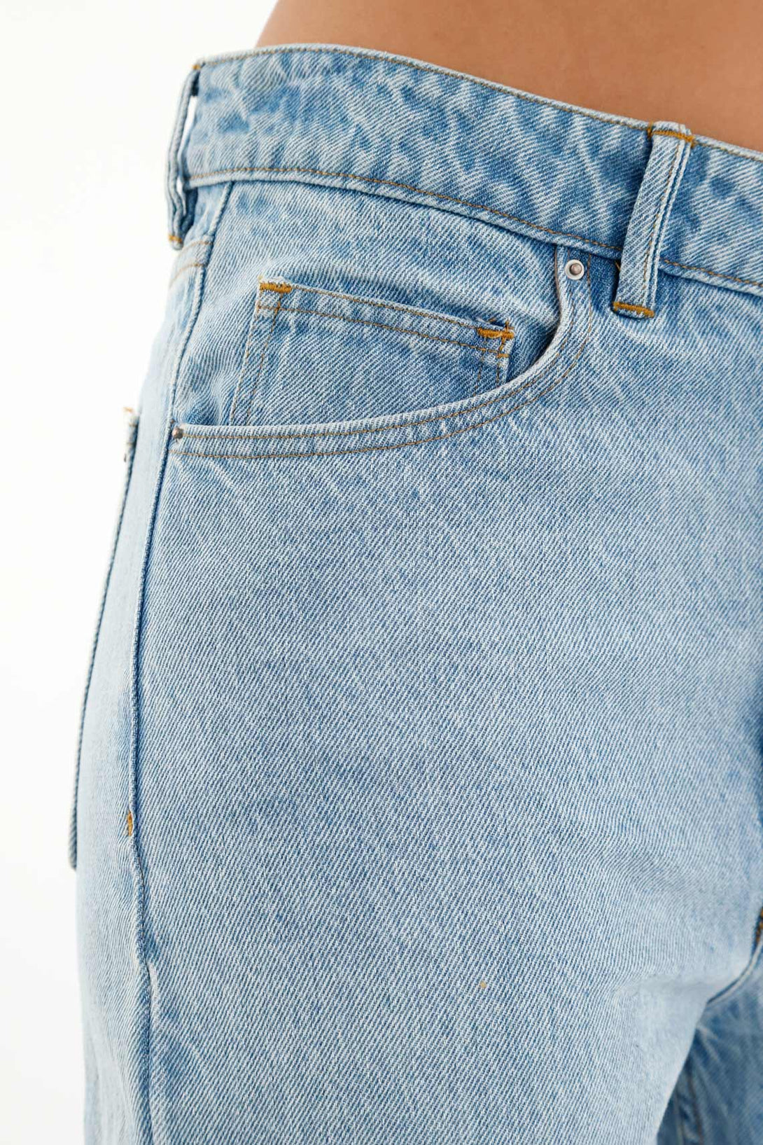 Jean moda azul para mujer