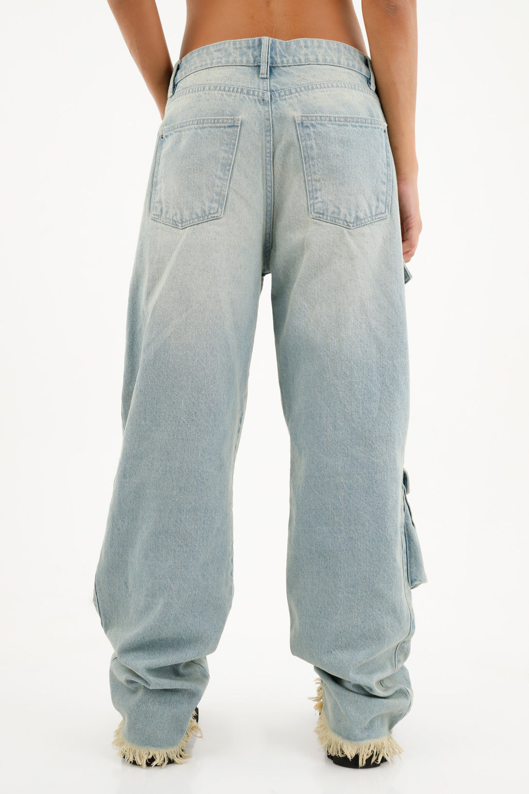 Women's Cargo Blue Jeans