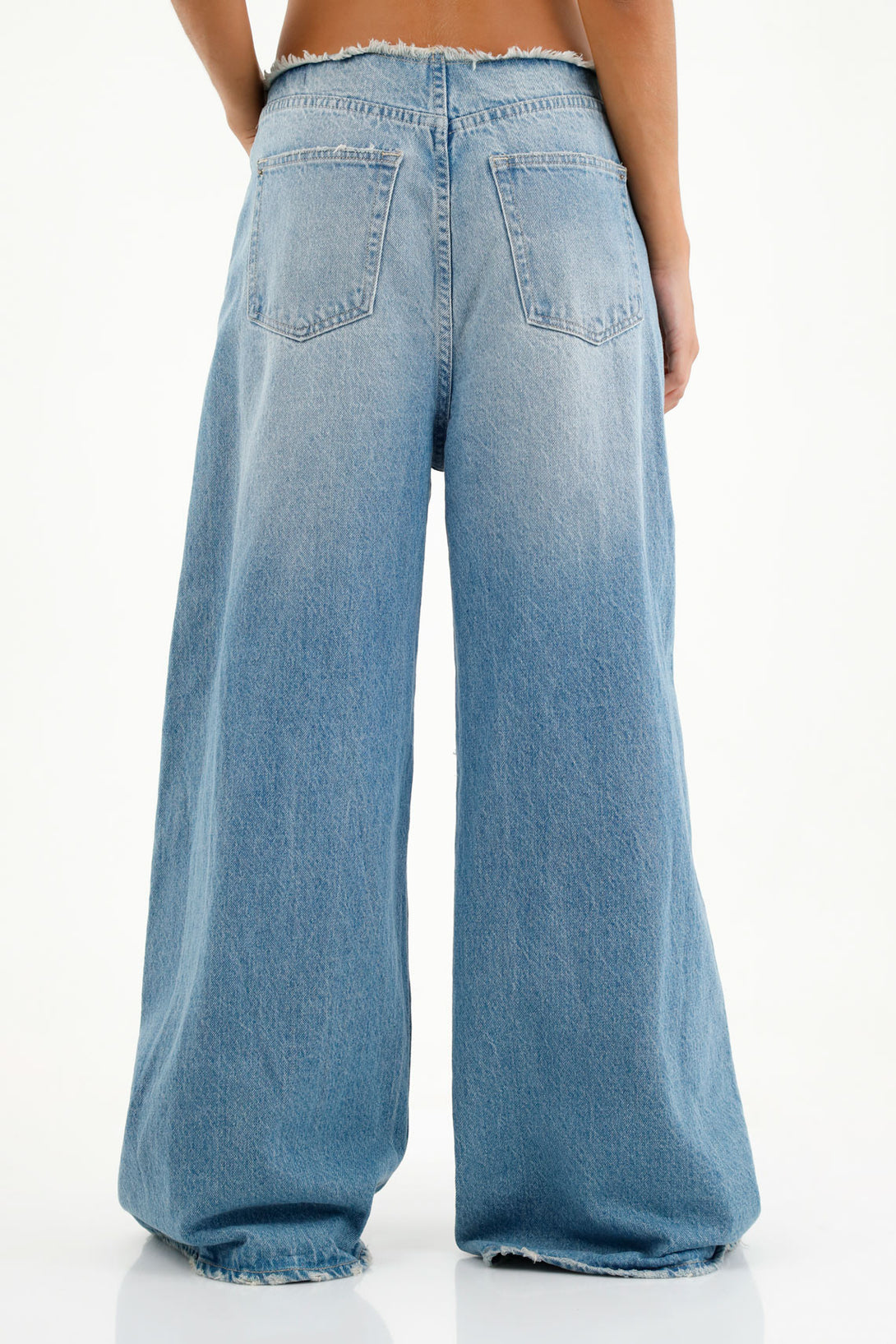 Women's Ripped Blue Jeans