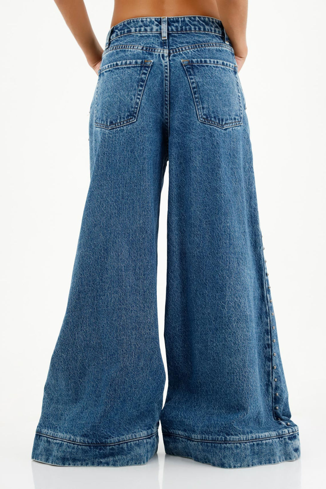 Women's Studded Blue Jeans