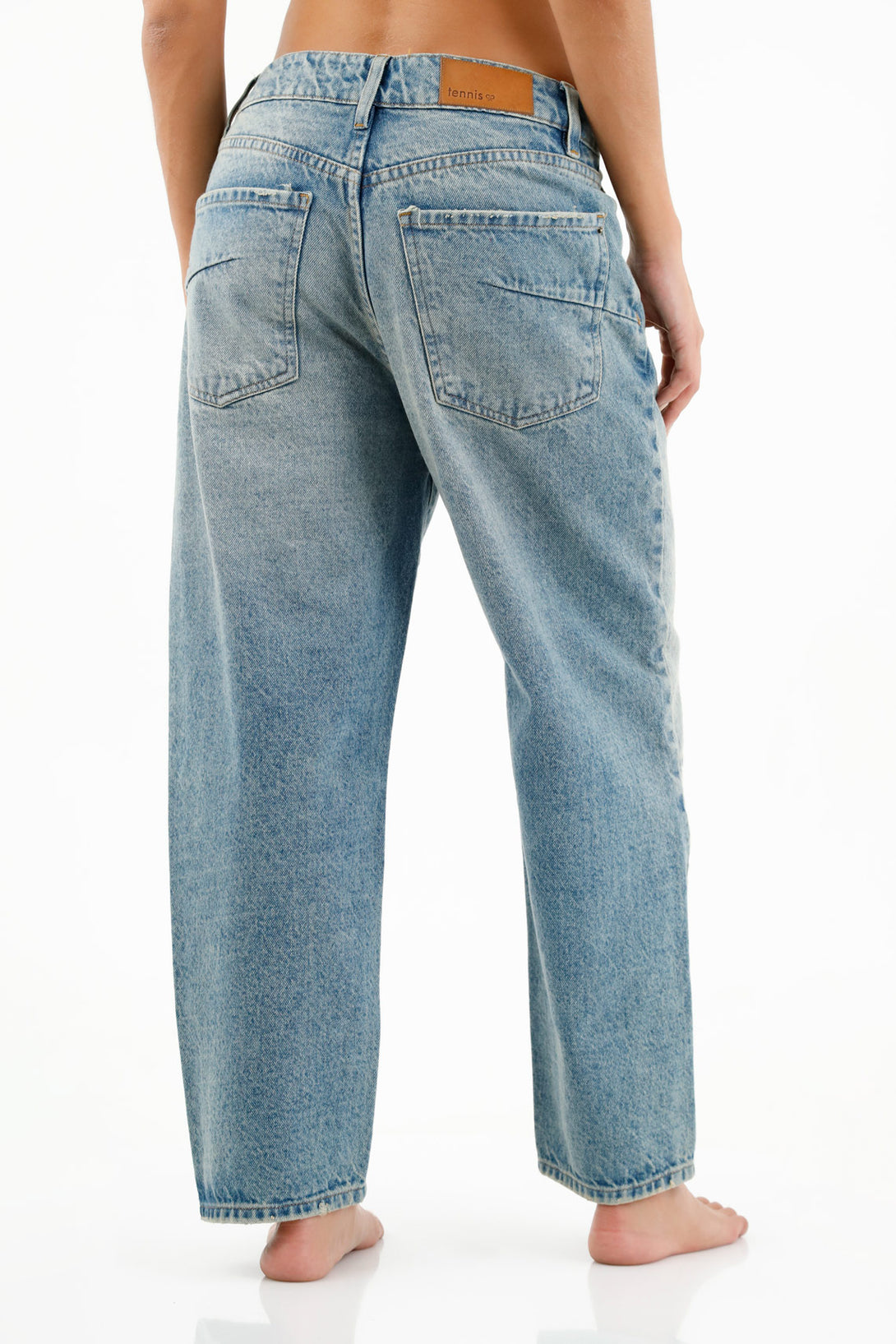 Women's Five-Pocket Blue Jeans