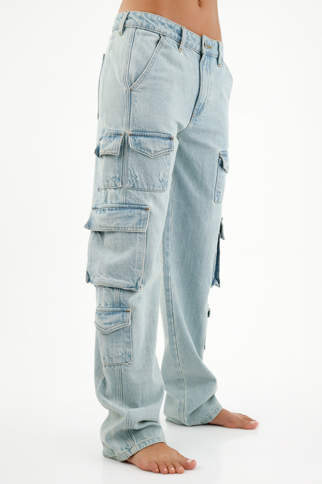 Women's Straight-Leg Blue Jeans