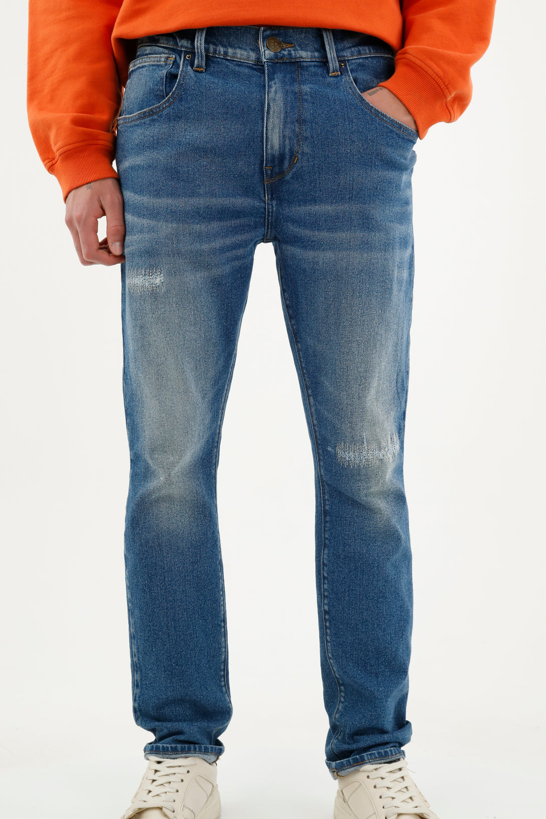 Jean azul Nudy para hombre